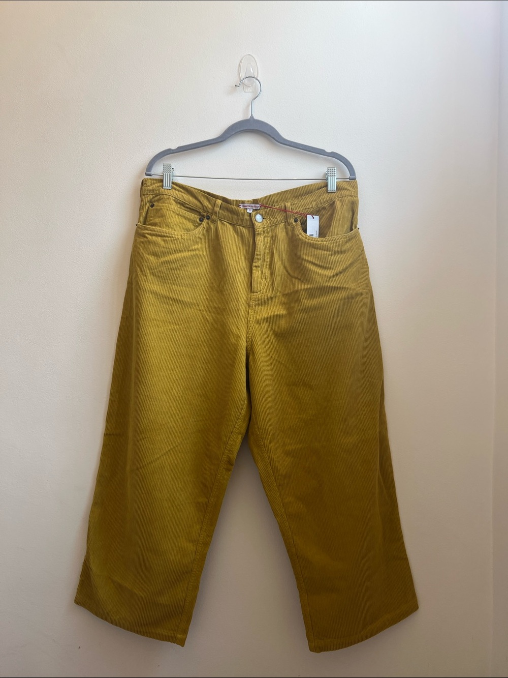NWT Frances Valentine Jane Corduroy Pant in Mustard